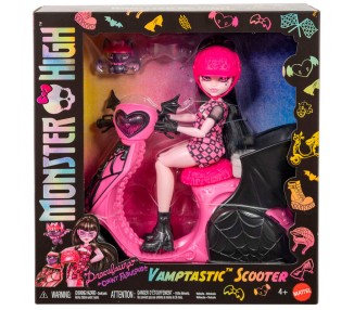 Muñeca Draculaura + Scooter Monster High