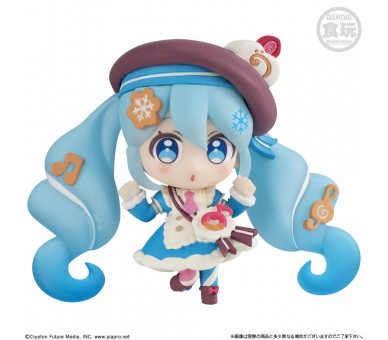 Figura sorpresa Snow Miku Hatsune Miku 5cm surtido