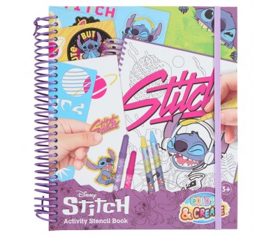 Libro dibujo y actividades Stitch Disney