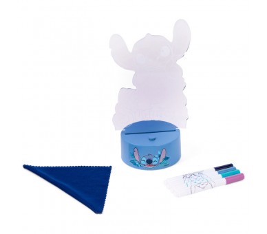 Figura para pintar luz LED Stitch Disney