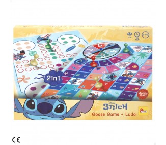Juego parchis y oca Stitch Disney