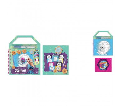 Libro magico pinta con agua Stitch Disney