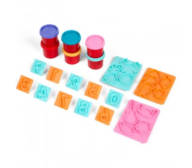 Blister 6 mini botes plastilina + moldes Stitch Disney surtido