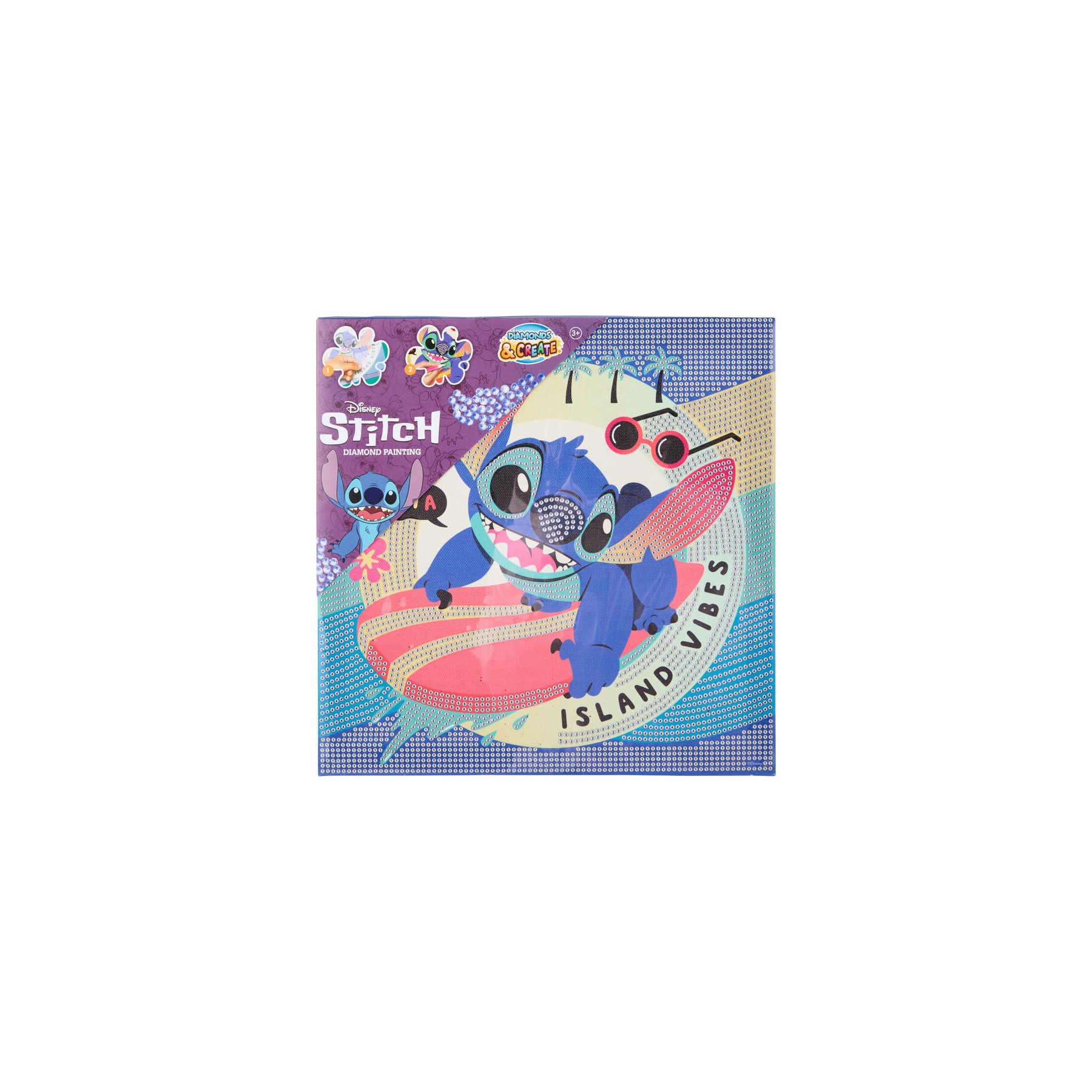 Pinta con diamantes Stitch Disney