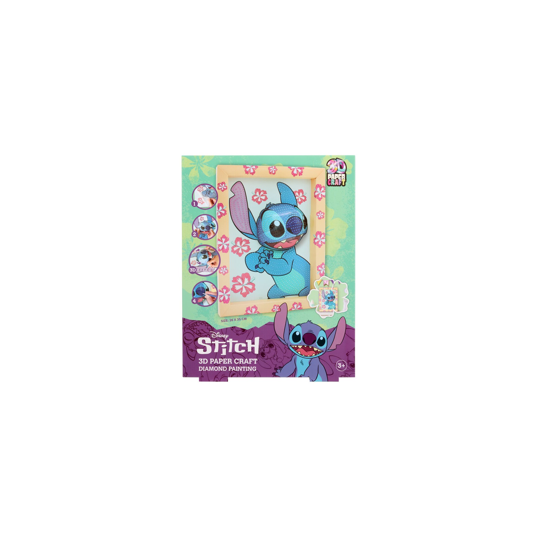 Mosaico diamante Craft 3D Stitch Disney