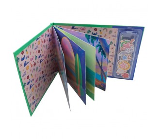 Libro magnetico + sticker Stitch Disney