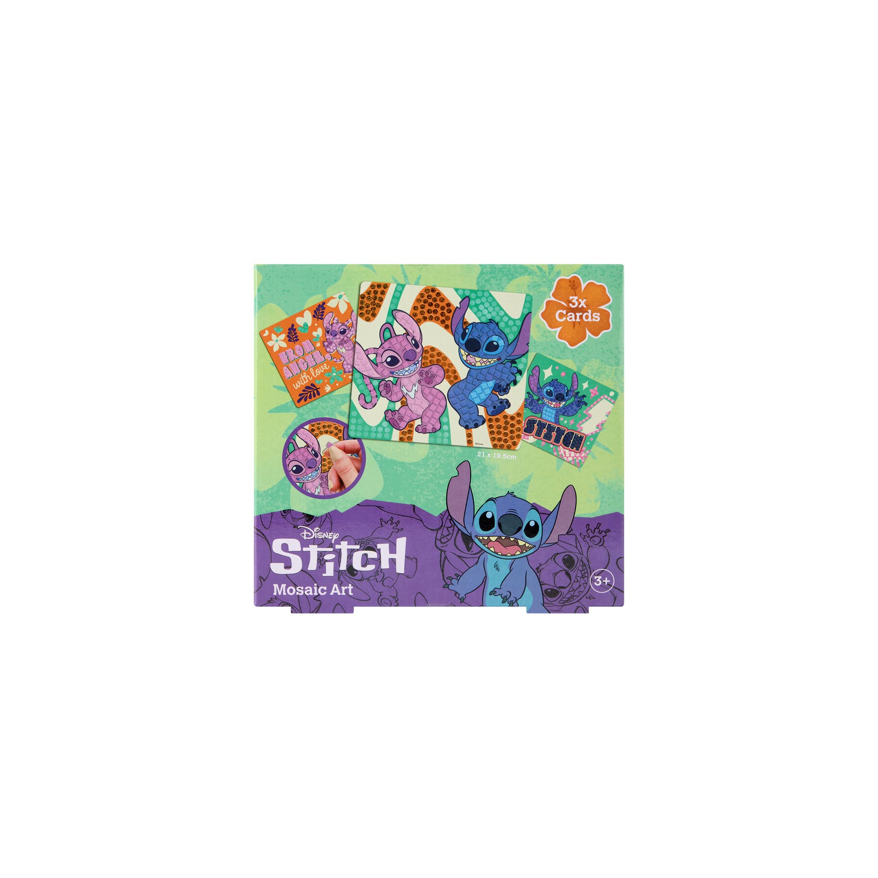 Mosaico Goma EVA Stitch Disney