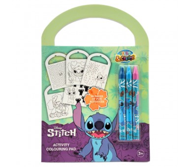 Set actividades y colorear Stitch Disney surtido