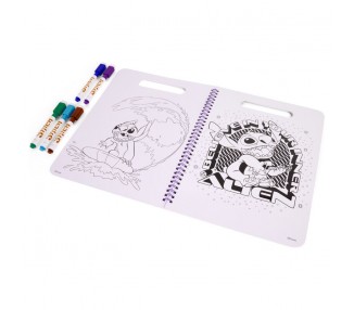 Libro magico pinta con agua Stitch Disney