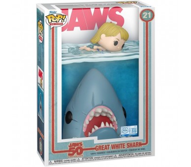 Figura POP Comic Cover Tiburon Jaws Great White Shark Exclusive