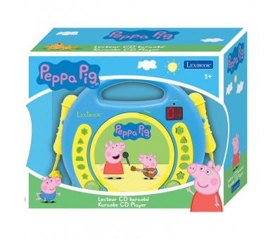 Reproductor CD Peppa Pig con microfonos