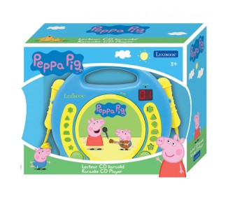 Reproductor CD Peppa Pig con microfonos