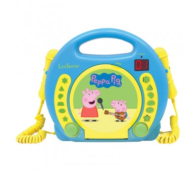 Reproductor CD Peppa Pig con microfonos