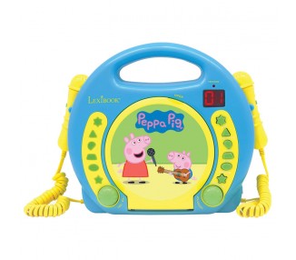 Reproductor CD Peppa Pig con microfonos