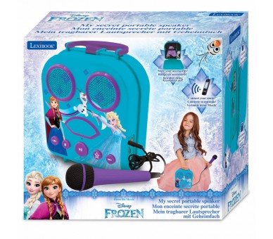 Maleta karaoke Frozen Disney portatil