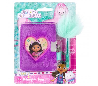 Mini diario + boligrafo La Casa de Muñecas de Gabby