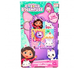 Llavero diamanes La Casa de Muñecas de Gabby