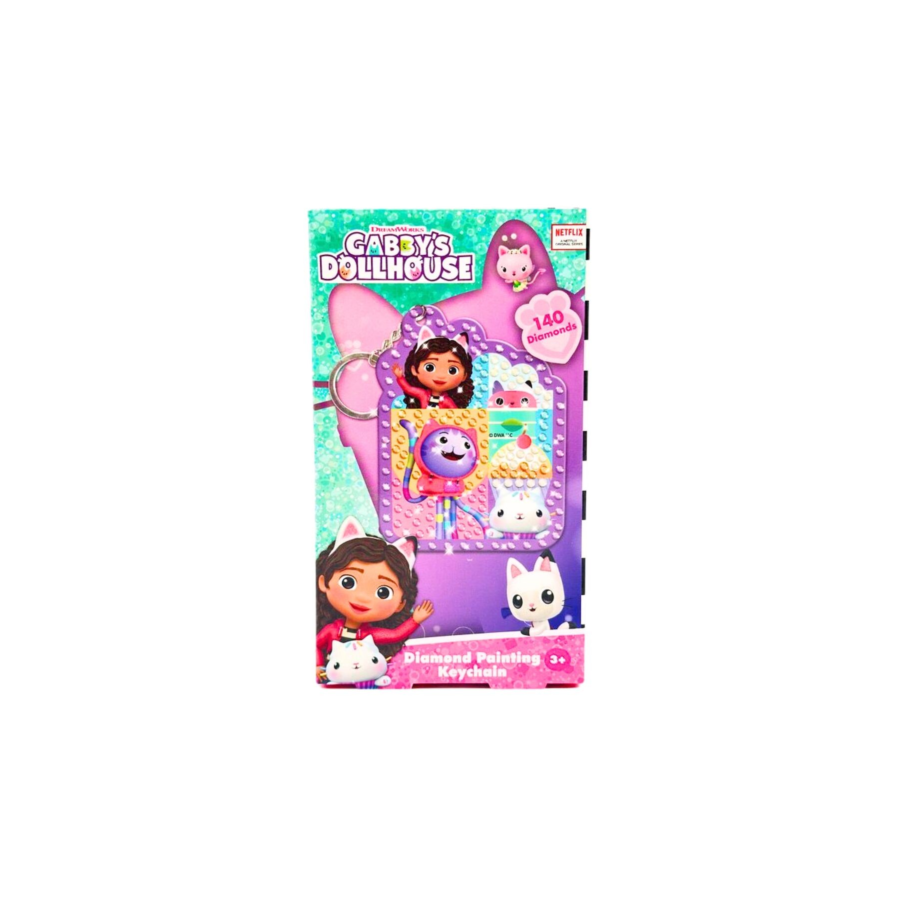 Llavero diamanes La Casa de Muñecas de Gabby