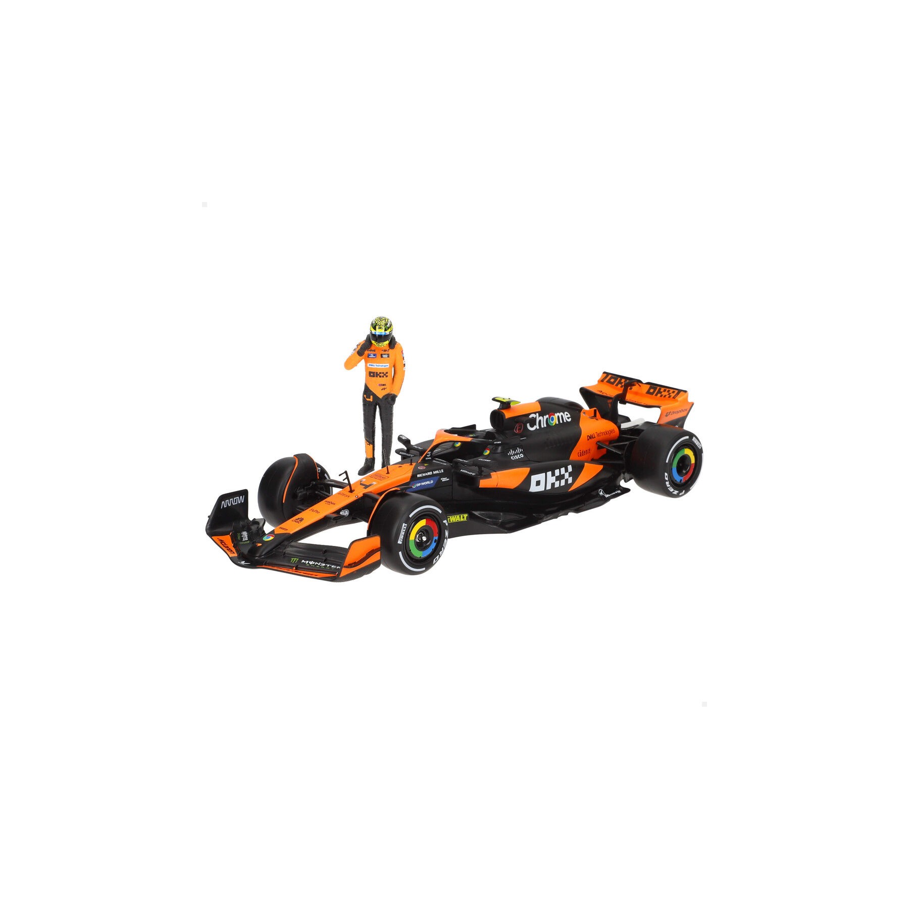 Coche Mclaren Norris MCL38 F1 metal