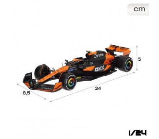 Coche Mclaren Norris MCL38 F1 metal