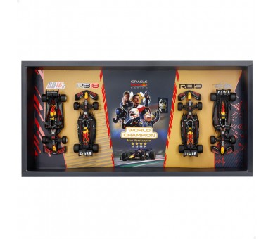 Blister 4 coches Campeonatos F1 Red Bull metal