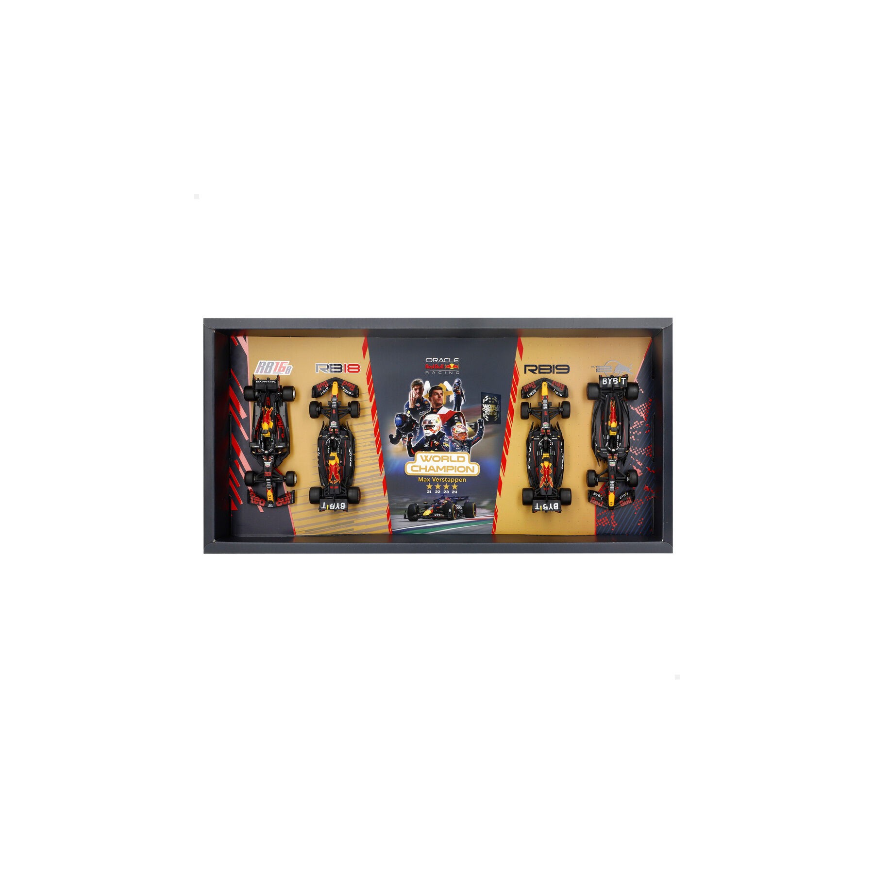 Blister 4 coches Campeonatos F1 Red Bull metal