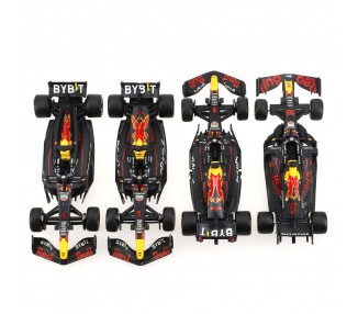 Blister 4 coches Campeonatos F1 Red Bull metal