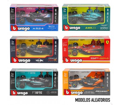 Coche F1 metal surtido