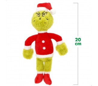 Peluche Papa Noel Grinch 20cm
