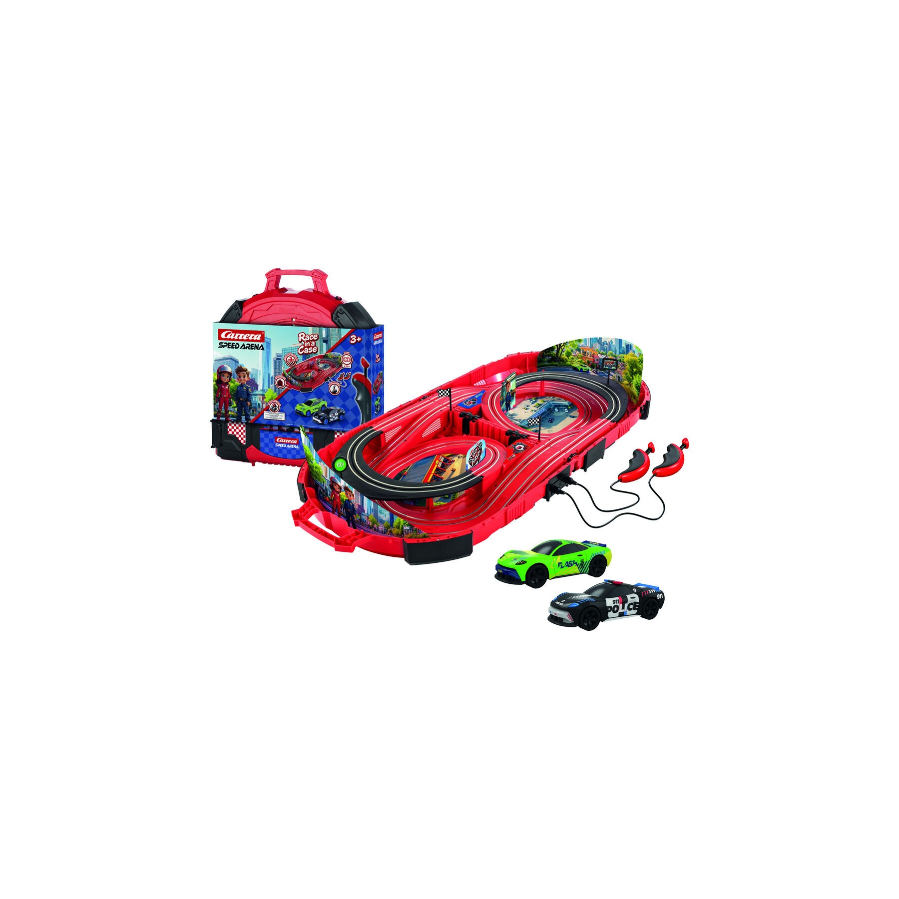 Circuito carreras Race in a Case Police Chase