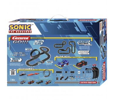 Circuito carreras Sonic + Shadow Sonic the Hedgehog Carrera GO!!!