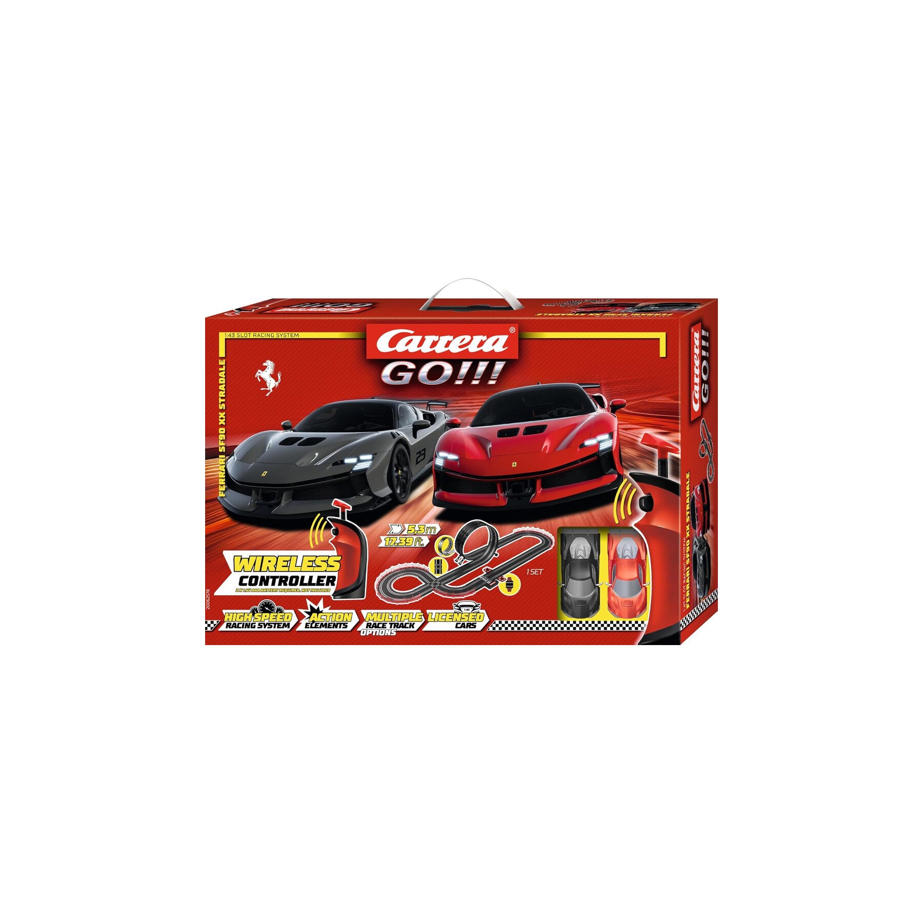 Circuito carreras Ferrari Supercar Power Carrera GO!!!