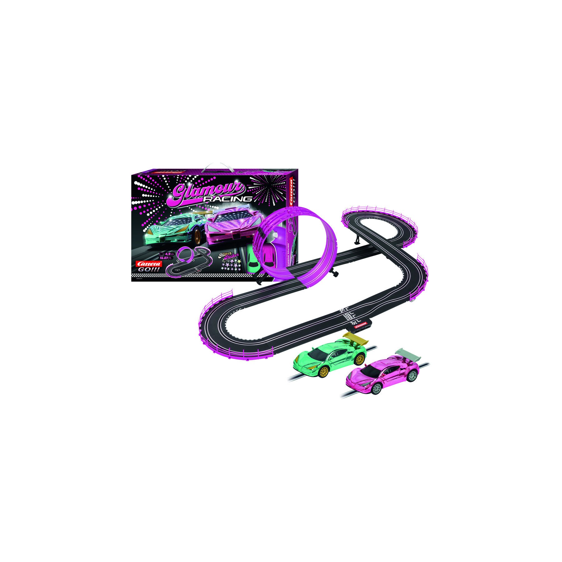 Circuito carreras Glamour Racing Carrera GO!!!