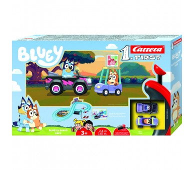 Circuito carreras Bluey & Bingo Race Bluey