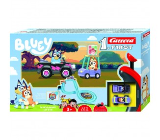 Circuito carreras Bluey & Bingo Let's Go Bluey