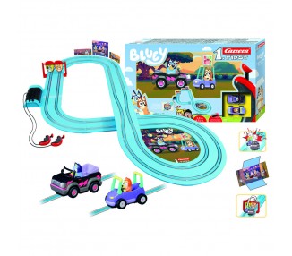 Circuito carreras Bluey & Bingo Let's Go Bluey