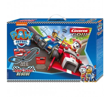 Circuito carreras Ready Race & Rescue Patrulla Canina Paw Patrol Carrera GO!!!