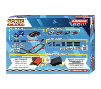Circuito carreras Sonic + Shadow Sonic the Hedgehog Carrera GO!!!