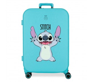 Maleta trolley ABS Playful Stitch Disney 70cm