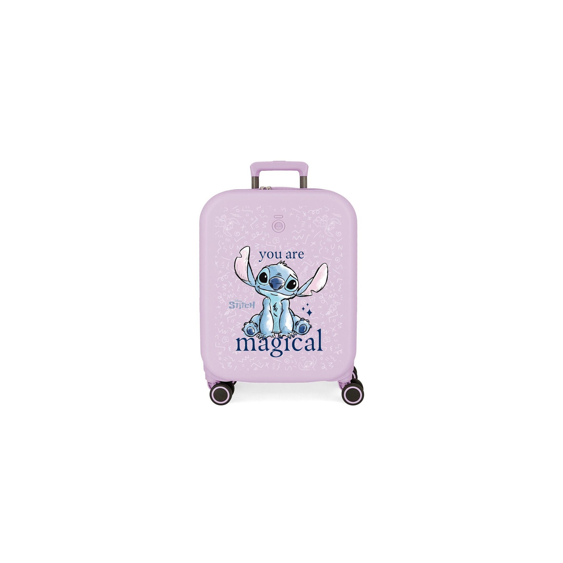 Maleta trolley expandible ABS You Are Magical Stitch Disney 55cm