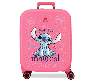 Maleta trolley expandible ABS You Are Magical Stitch Disney 55cm