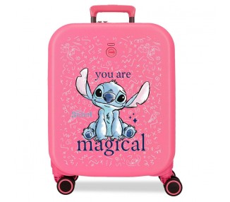 Maleta trolley expandible ABS You Are Magical Stitch Disney 55cm