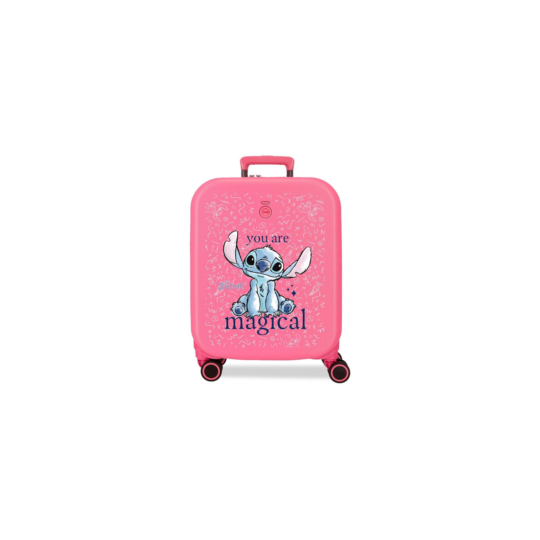 Maleta trolley expandible ABS You Are Magical Stitch Disney 55cm