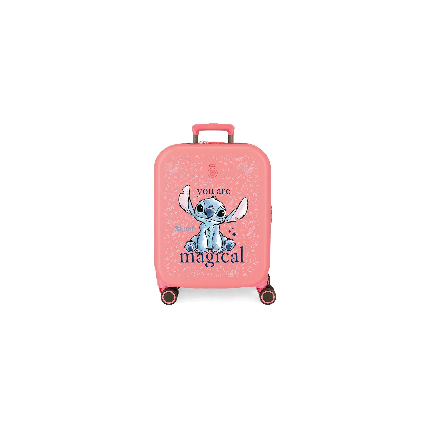 Maleta trolley expandible ABS You Are Magical Stitch Disney 55cm
