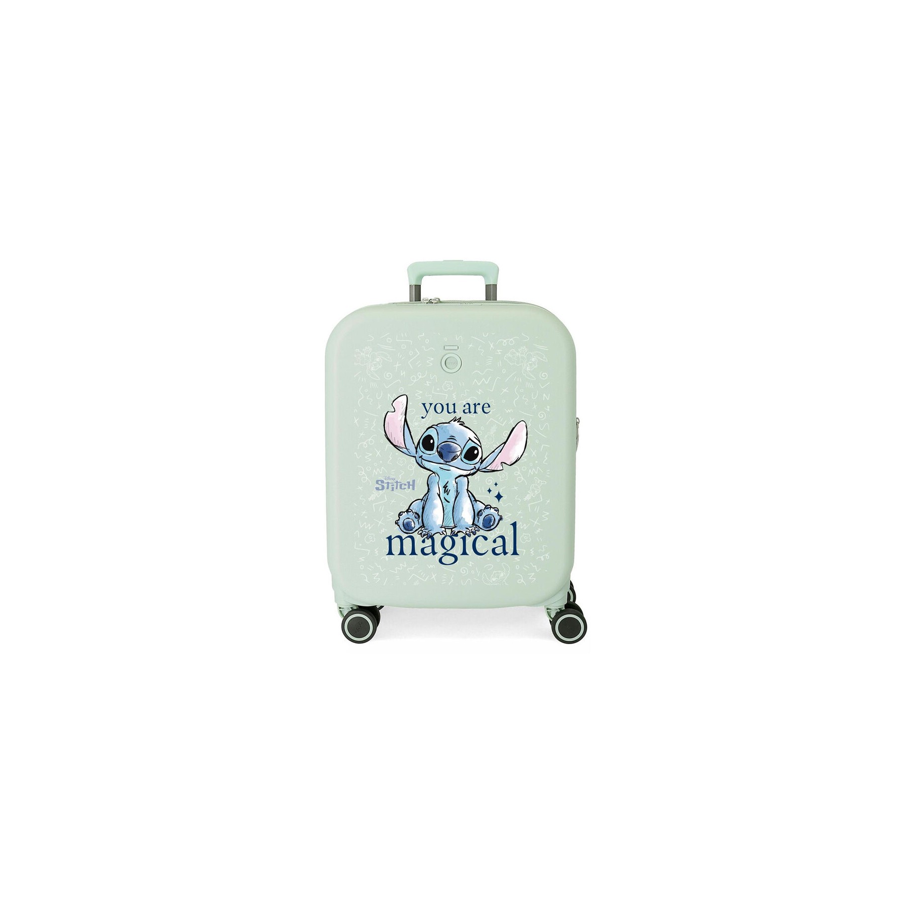 Maleta trolley expandible ABS You Are Magical Stitch Disney 55cm