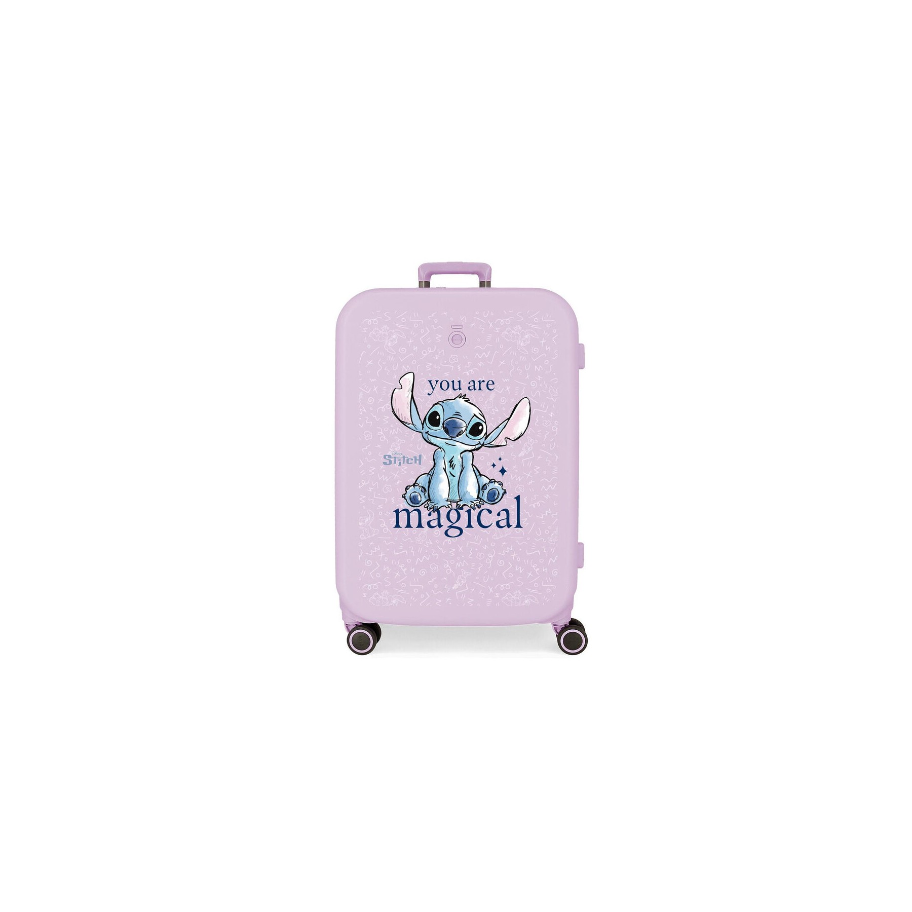 Maleta trolley ABS You Are Magical Stitch Disney 70cm