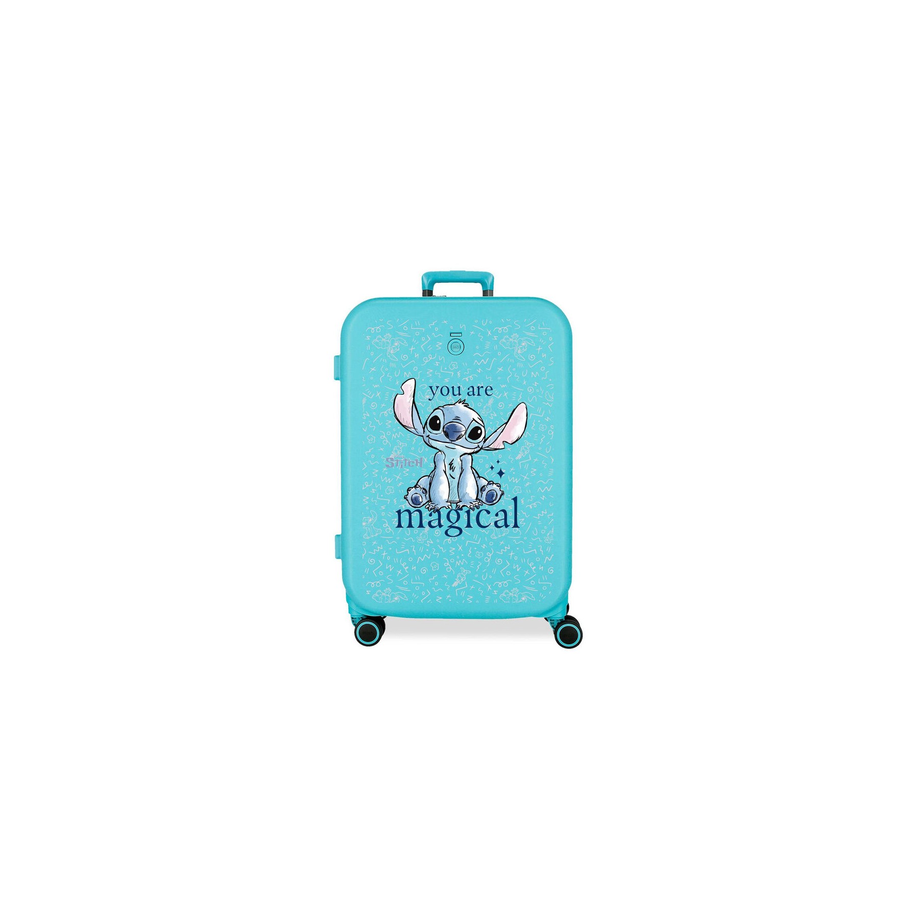 Maleta trolley ABS You Are Magical Stitch Disney 70cm