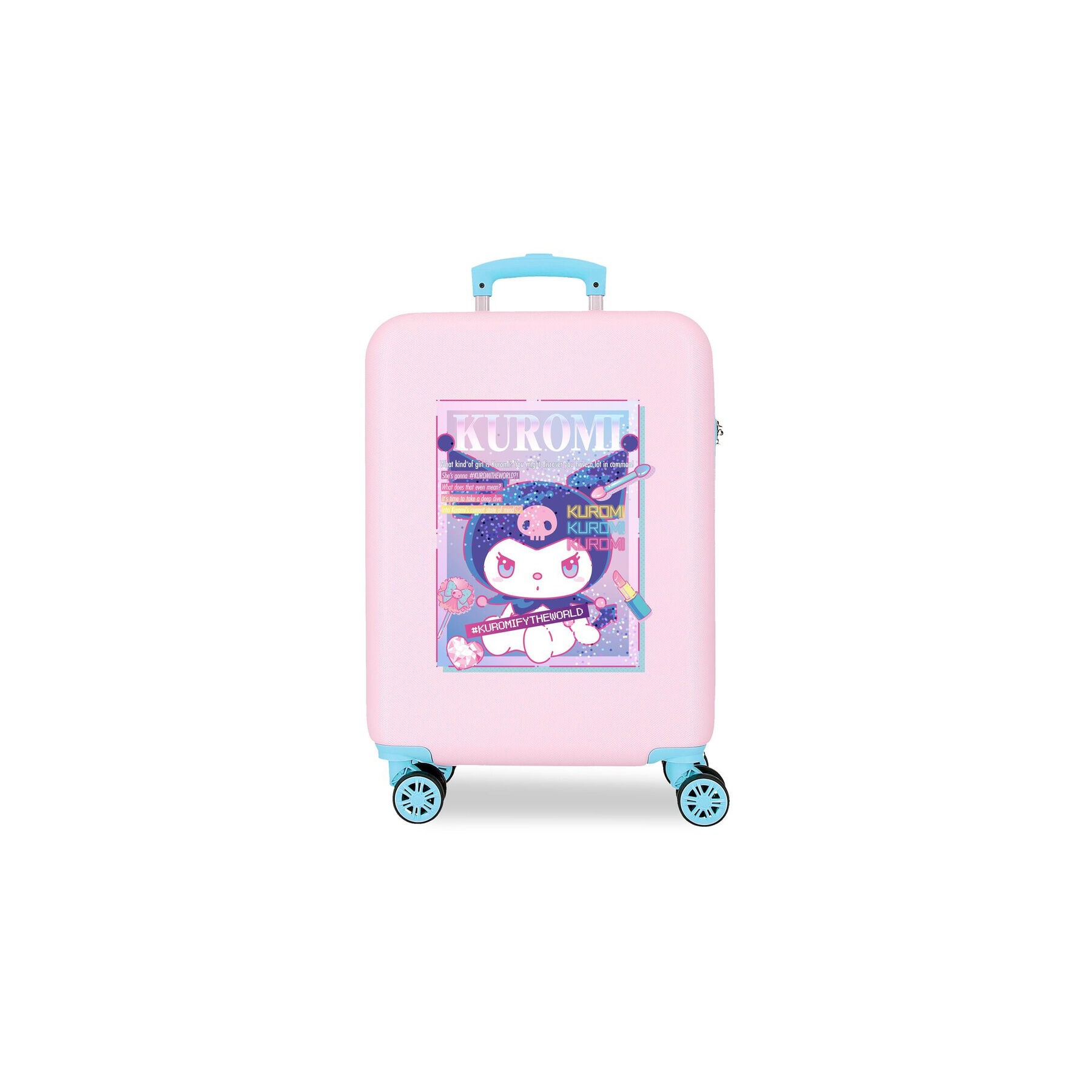 Maleta trolley ABS Current Mood Kuromi Hello Kitty 55cm