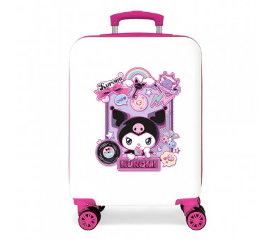Maleta trolley ABS Wonder Kuromi Hello Kitty 55cm