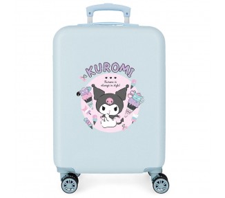 Maleta trolley ABS Always In Style Kuromi Hello Kitty 55cm
